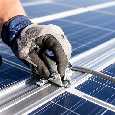 Zonnepanelen op een Nederlands dak