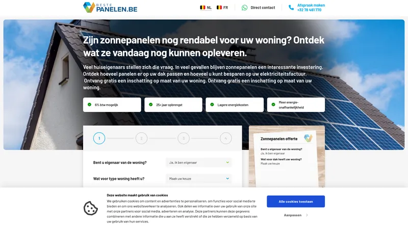Website van Bestepanelen.be