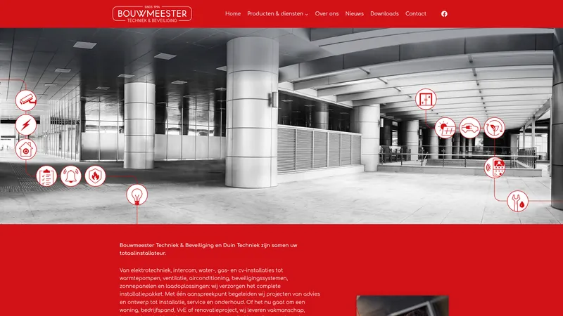 Website van Bouwmeester
