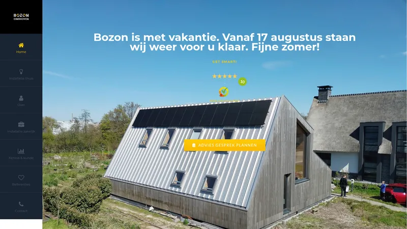 Website van Bozon BV