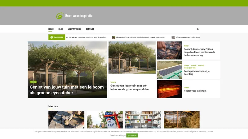 Website van Bram Woon Inspiratie