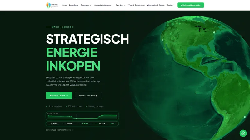 Website van Cooperatie Ondernemers B.V
