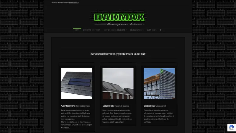 Website van Dakmax