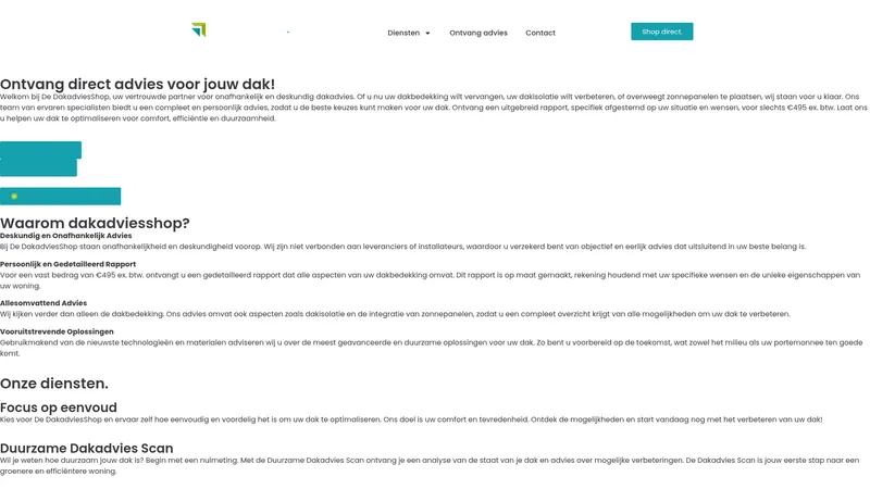 Website van De DakadviesShop