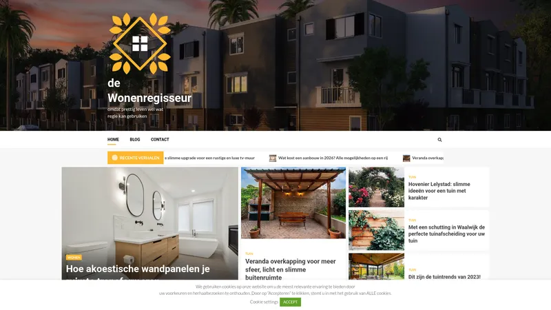 Website van de Wonenregisseur