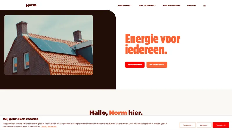 Website van De Zoncorporatie