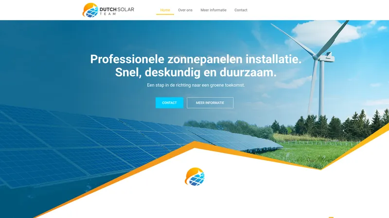 Website van Dutch Solar Team