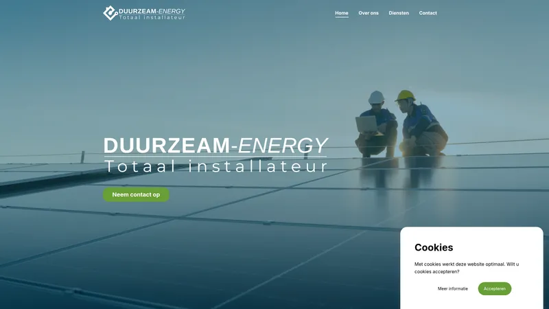 Website van Duurzeam Energy