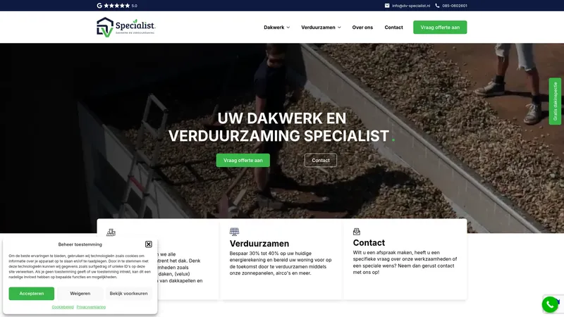 Website van Dv specialist