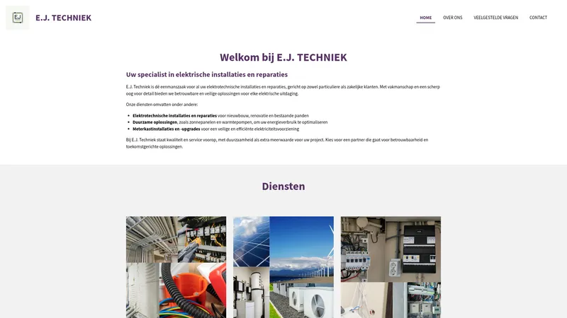 Website van E.J. TECHNIEK