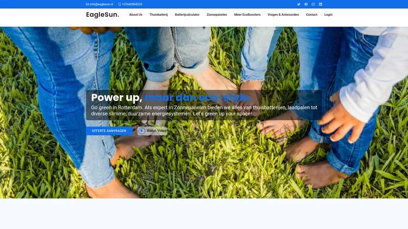 Website van EagleSun