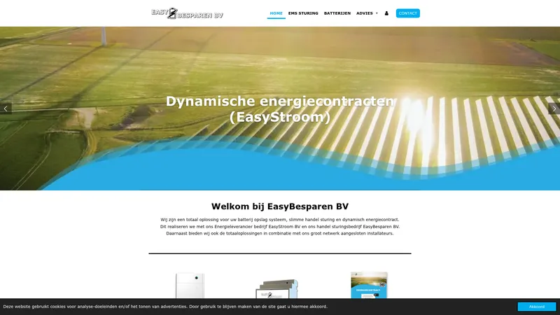 Website van EasyBesparen BV