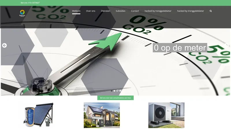 Website van EcoSolarSolutions