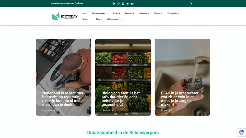 Website van EcoToday