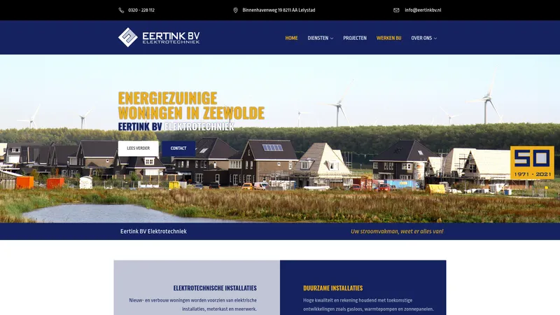 Website van Eertink BV