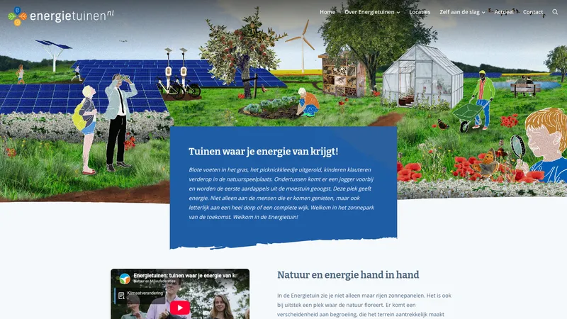Website van Energietuinen