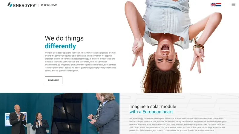Website van Energyra