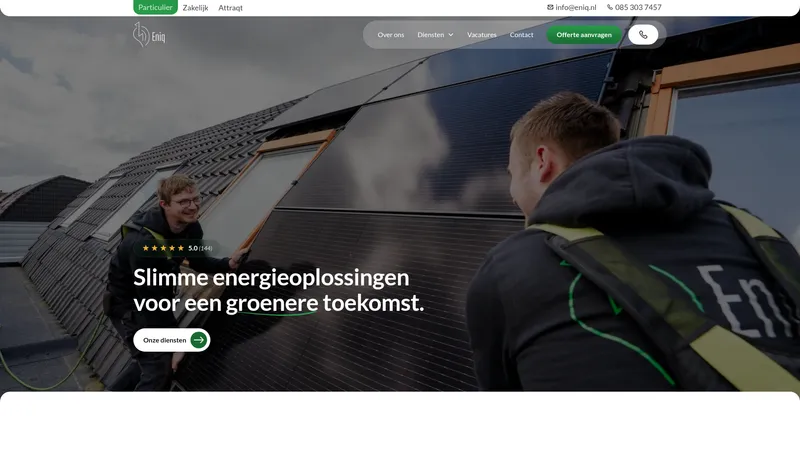 Website van Eniq