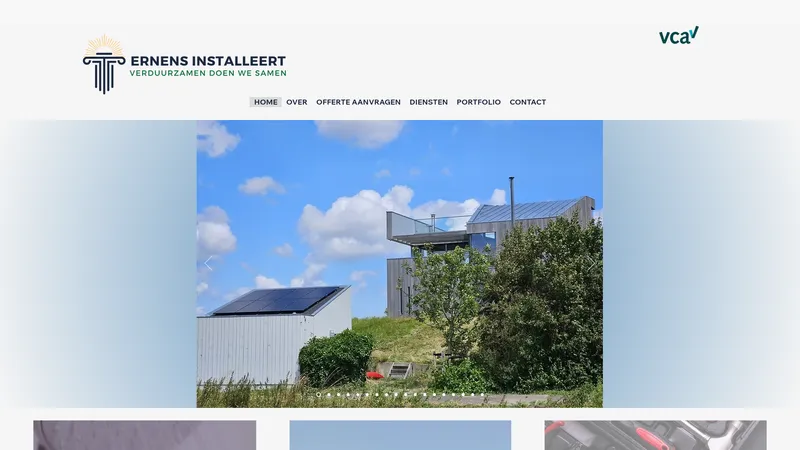 Website van Ernens Installeert