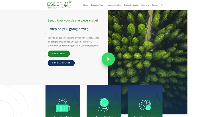 Website van Esdep