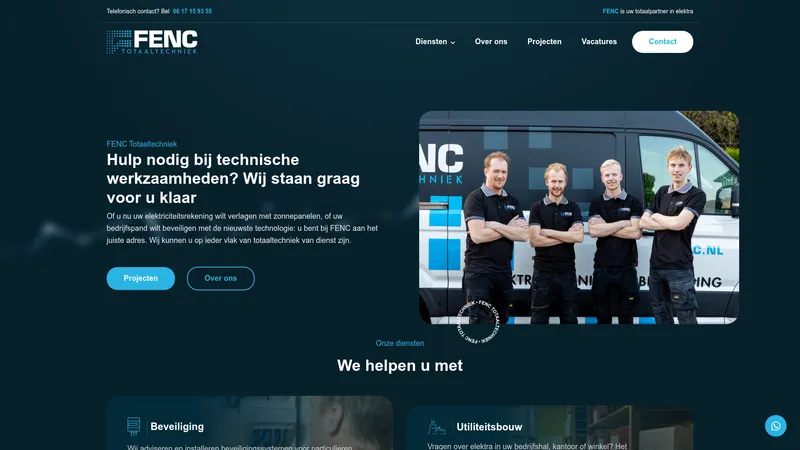 Website van FENC