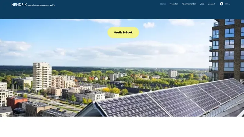 Website van Hendrik