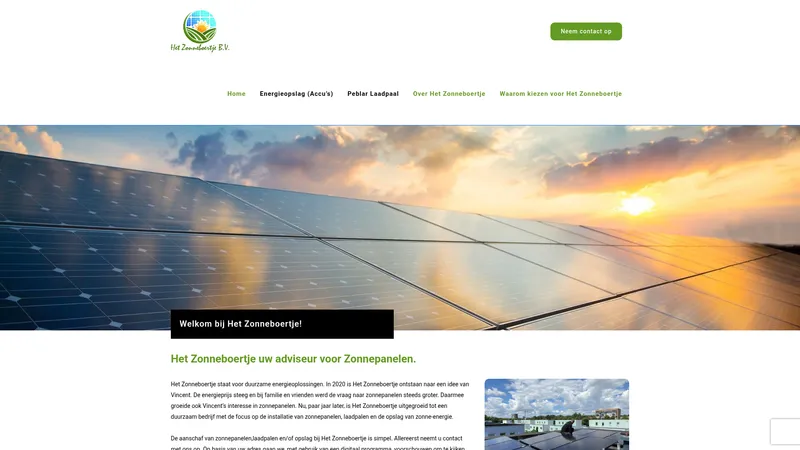 Website van Het Zonneboertje B.V