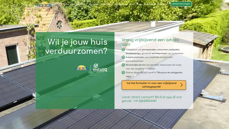 Website van hoizon