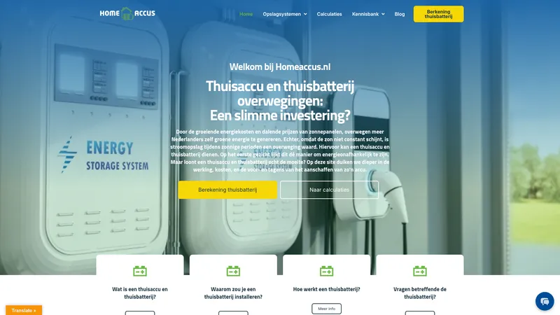 Website van Homeaccus