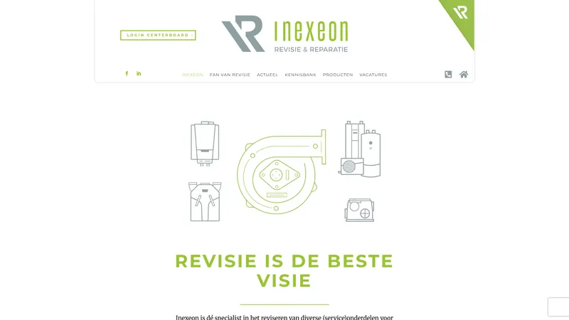 Website van Inexeon B.V