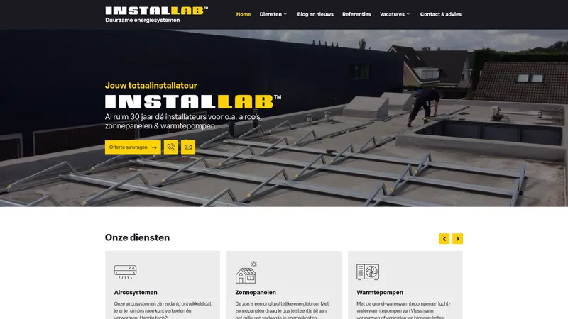 Website van Installab