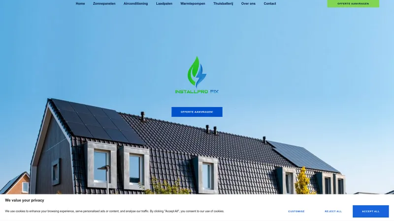 Website van InstallPro Fix