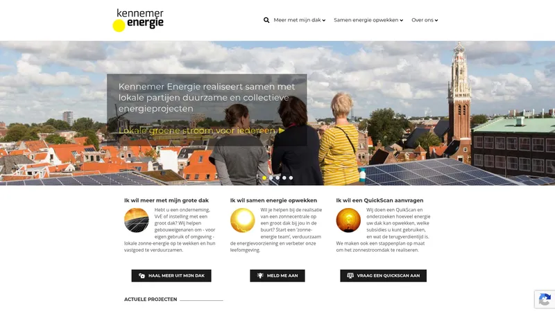 Website van Kennemer Energie