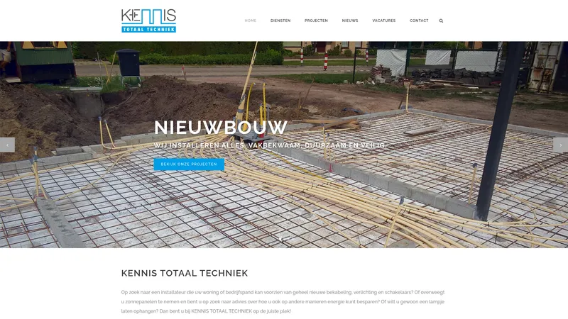 Website van Kennis Totaal Techniek