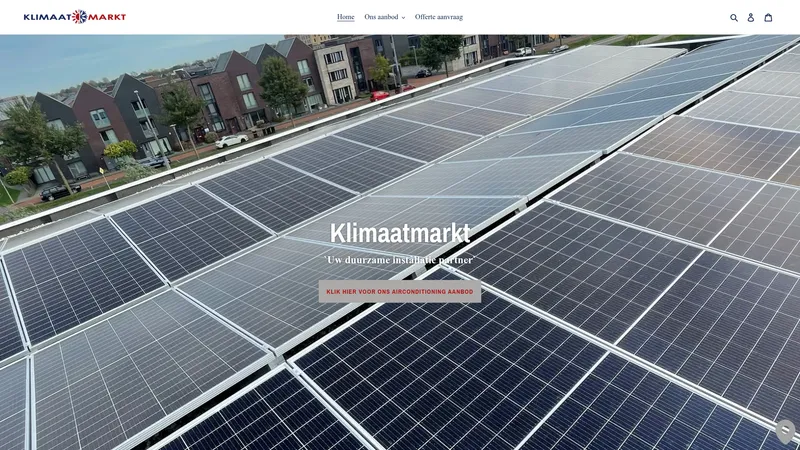 Website van Klimaatmarkt