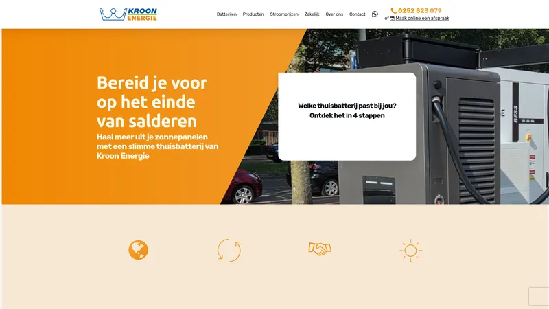 Website van Kroonenergie Co