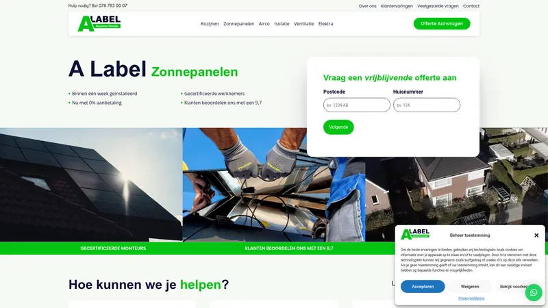 Website van Label