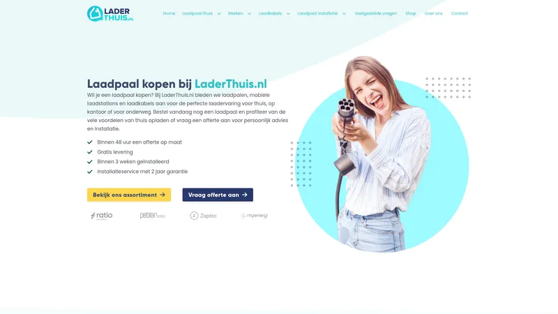 Website van LaderThuis.nl