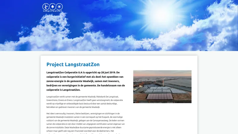 Website van LangstraatZon Co