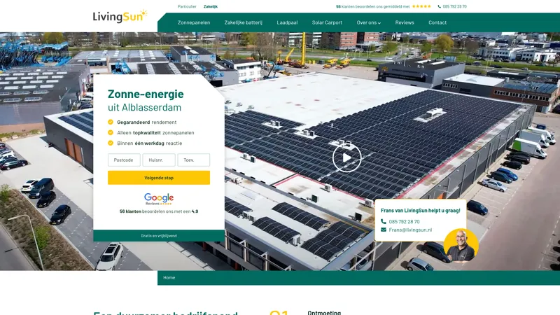 Website van LivingSun