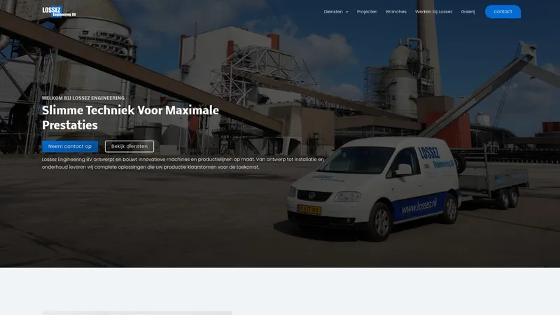 Website van LOSSEZ ENGINEERING