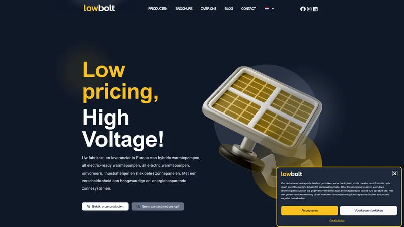 Website van Lowbolt
