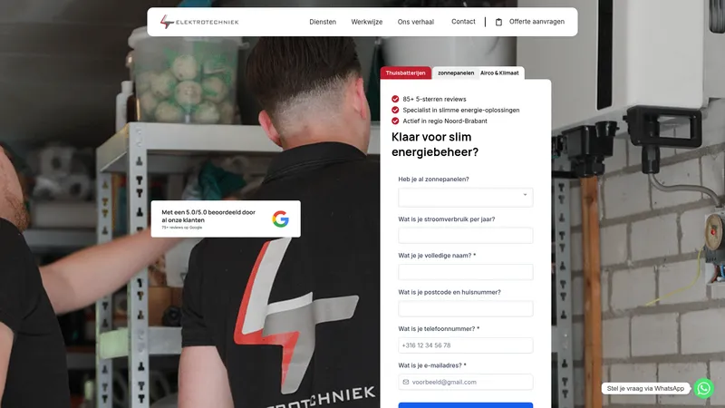 Website van LT Elektro
