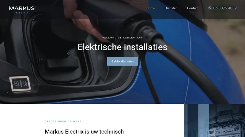 Website van Markus Electrix