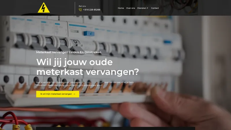 Website van Meterkastvernieuwen