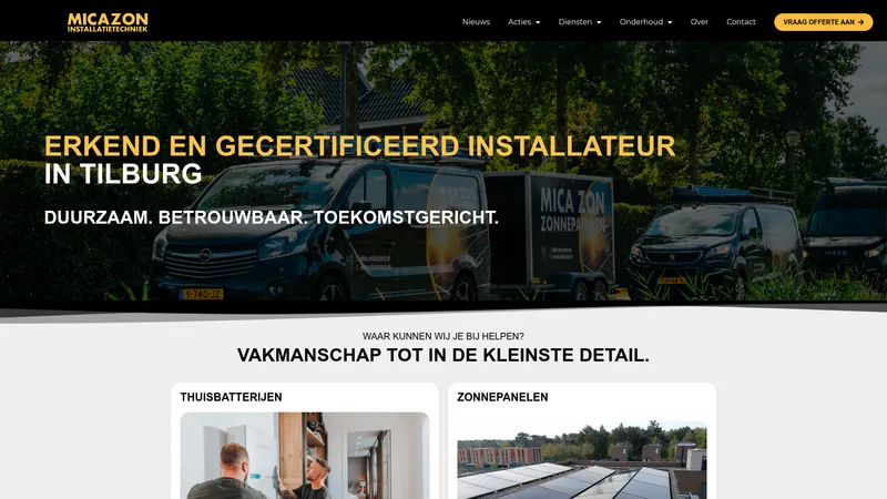 Website van Micazon