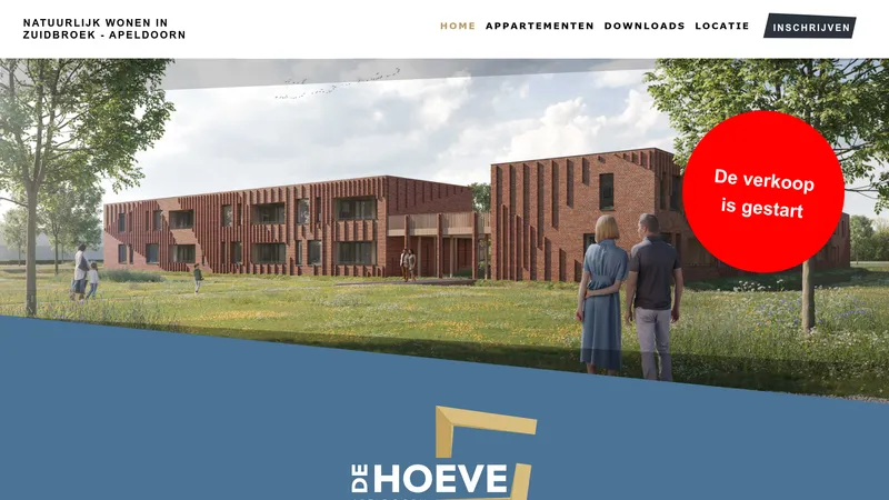 Website van Natuurlijk wonen in Zuidbroek - Apeldoorn