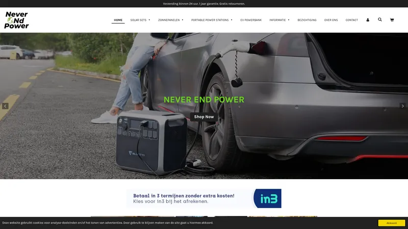 Website van Neverendpower