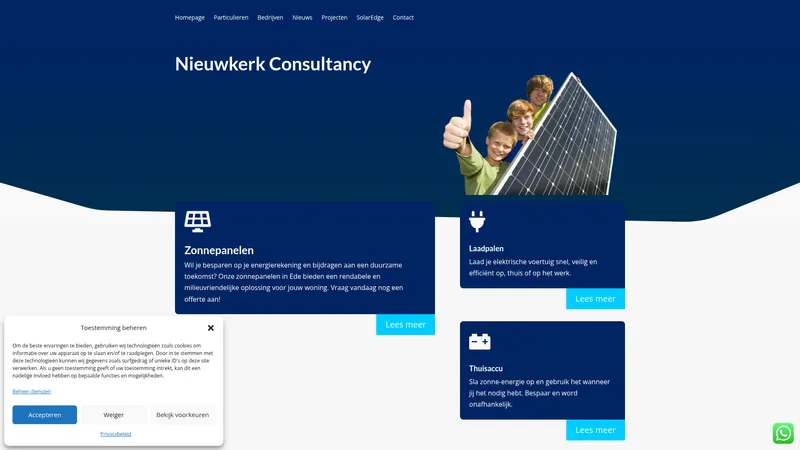 Website van Nieuwkerk Consultancy