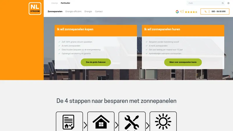 Website van NL Stroom